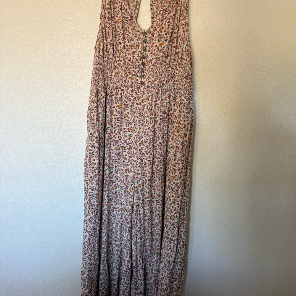 Floral Sleeveless Jumpsuit